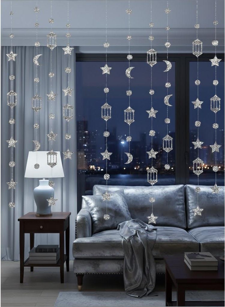 لارافيل زينة عيد مبارك زينة معلقة رمضان خلفية لافتة زينة منزلية (3 أمتار x 5 قطع) - Image 4